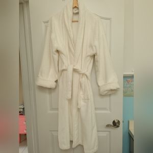 Cotton terry bathrobe